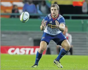  ?? Picture: CARL FOURIE/GALLO IMAGES ?? GREAT FOOTWORK: Jean-Luc du Plessis’s try earned the Stormers a bonus point.