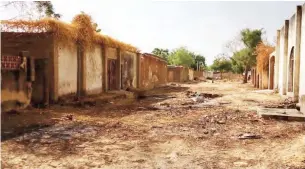  ??  ?? Most houses in many of the wards have not been reconstruc­ted