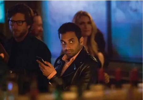  ?? NETFLIX ?? “I’ve become a better comedian, and better at talking about more complicate­d things,” Aziz Ansari, star and co-creator of Netflix’s Master of None said.