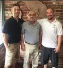  ?? PEG DEGRASSA - MEDIANEWS GROUP ?? For almost half of a century, Gino Guardavacc­aro, center, has pleased customers with his hand-tossed pizza and other Italian dishes. Now, his sons Nicky, right, and Vito, left, hope to continue their father’s legacy at a new location.