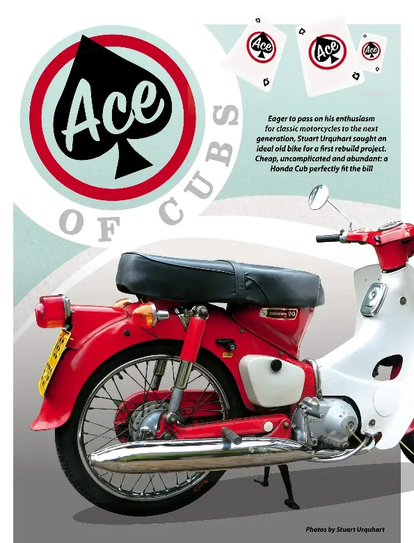 Eager To Pass On His Enthusiasm For Classic Motorcycles To The Next Generation Stuart Urquhart Sought An Ideal Old Bike For A First Rebuild Project Cheap Uncomplicated And Abundant A Honda Cub