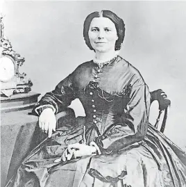  ?? [THINKSTOCK IMAGE] ?? Shortly after the first Geneva Convention, Clara Barton, pictured, started the American charter of the Red Cross.