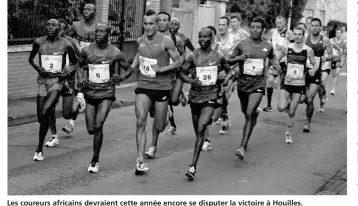  ??  ?? Les coureurs africains devraient cette année encore se disputer la victoire à Houilles.
