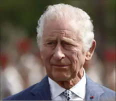  ?? Yoan Valat/Associated Press ?? King Charles III attends a ceremony at the Arc de Triomphe Paris last year. The palace’s disclosure that Charles has been diagnosed with cancer shattered centuries of British history and tradition in which the secrecy of the monarch’s health has reigned. in