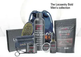  ?? ?? The Locsanity Bold Men’s collection