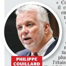  ??  ?? PHILIPPE COUILLARD