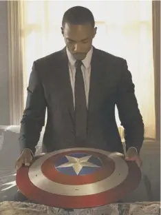  ??  ?? 0 Anthony Mackie as Falcon/ Sam Wilson in Falcon and the Winter Soldier