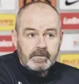  ??  ?? Steve Clarke: ‘Happy’