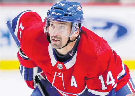  ?? JOHN MAHONEY/FILES ?? Canadiens centre Tomas Plekanec is in the last season of a two-year, US$12-million contract and could be an attractive trade chip ahead of the Feb. 26 trade deadline. But Plekanec, 35, says he’s “always wanted to play here as long as I could.”
