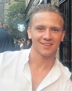  ??  ?? Corrie McKeague went missing two years ago.