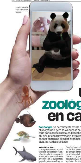 Animal 3D: o Google transforma sua casa em um zoológico virtual