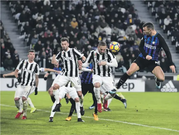  ?? Miguel Medina / AFP ?? Inter Milan held Juventus to a goalless draw in their away Serie A fixture. They host the leaders tomorrow, aiming to dent their charge further