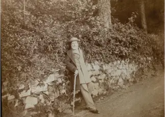  ?? Photograph: T, A & J Green/ ?? John Ruskin on one of his daily walks near Coniston in the Lake District, circa 1885.