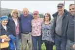  ?? SUBMITTED ?? Pictured (from left) at Merasheen Island’s 50th anniversar­y reunion are Helen Colgan Best, Marianne Fulford, Ray Hann, Theresa Fulford, Stella Wilson, Leonard Fulford and Bud Fulford.