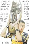  ?? Picture: STUFF ?? A 20-year-old Benji Marshall with the NRL trophy after Wests Tigers’ 2005 Grand Final win.