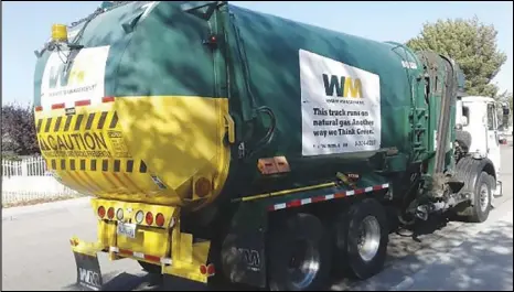  ?? PHOTO COURTESY OF CITY OF PALMDALE ?? The City of Palmdale and Waste Management of Antelope Valley has announced that all green waste collection­s will occur every other week in the City beginning this week and going through the week of Jan. 11.