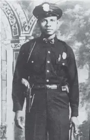  ?? Herald file ?? Officer Johnnie Young was 33 and one of Miami’s first Black sworn police officers when he was killed in the line of duty on May 7, 1947.