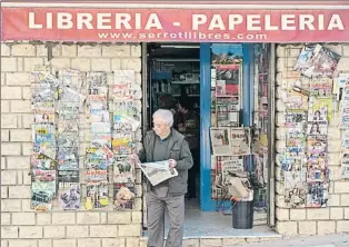  ?? .NORBERT ERNS ?? La llibreria que Serret vol convertir en seu d’Ilercavòni­a Terra Nostra