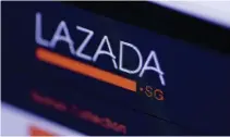  ??  ?? THE Singapore Lazada website is seen in this illustrati­on photo on June 20, 2017.