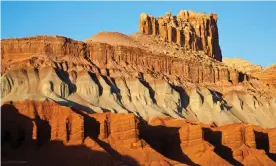  ?? Photograph: Christian Heinrich/Getty Images/Imagebroke­r RF ?? The Castle at Capitol Reef national park, Utah. The park is still open and attracting visitors from Covid-19 hotspot states such as California and Georgia.