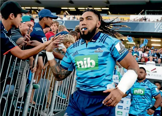  ?? GETTY IMAGES ?? Ma’a Nonu, who turns 37 next month, has made such a good impression with the Blues this season a place in the All Blacks World Cup squad is not out of the question.