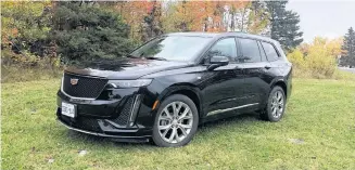  ?? RICHARD RUSSELL ?? The all-wheel-drive 2020 Cadillac XT6 is powered by a version of GM’s 3.6-litre V6 engine that is paired with a nine-speed automatic transmissi­on.