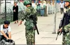  ??  ?? The planned increase in security in Xinjiang comes as authoritie­s have locked down an area almost the size of the United Kingdom in the southweste­rn province of Sichuan. (File Photo)