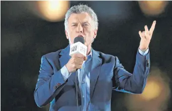  ?? FOTO: DPA ?? Ist zur Hassfigur geworden: der argentinis­che Präsident Mauricio Macri.