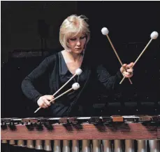  ?? FOTO: VERANSTALT­ER ?? Marta Klimasara spielt am Donnerstag im Kuko Marimba.