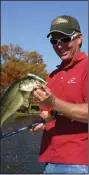  ?? (Arkansas Democrat-Gazette/ Bryan Hendricks) ?? Running swimbaits over shallow cover is an excellent way to catch largemouth bass in the summer in Arkansas.