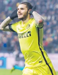  ?? LAPRESSE ?? Mauro Icardi, 22 anni, 13 gare e 6 gol in questo campionato