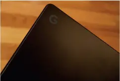  ??  ?? The back of the Pixel Slate is clean except for a camera and a small “G” logo in the corner.