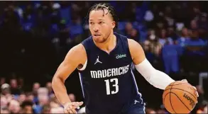  ?? Tony Gutierrez / Associated Press ?? The Mavericks’ Jalen Brunson has been linked to the Knicks on multiple occasions and signing him would end the franchise’s search for a star point guard.