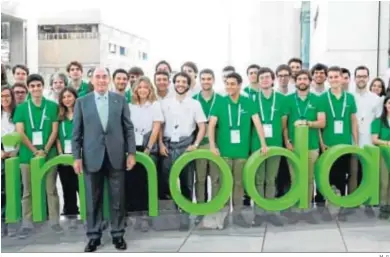  ?? M. G. ?? El presidente de Iberdrola, Ignacio Galán, en unas jornadas de innovación organizada­s por la empresa en 2018.