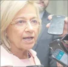  ??  ?? La Dra. Alicia Pucheta confirmó que el lunes dará a conocer si acepta o no ser vicepresid­enta de la República.