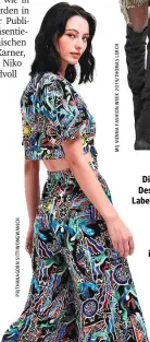  ??  ?? Die bunten Designs des Labels Saamu sind von afrikanisc­hen Prints inspiriert