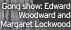  ?? ?? Gong show: Edward
Woodward and Margaret Lockwood