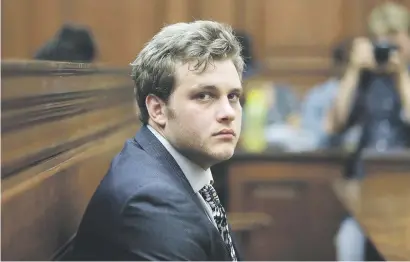  ?? Images Picture: Gallo ?? TESTIMONY. Murder-accused Henri van Breda during his trial at the Western Cape High Court.