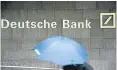  ??  ?? Shares in Deutsche Bank closed up yesterday.