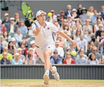  ?? SUSAN MULLANE, USA TODAY SPORTS ?? Sam Querrey, above, is the first American man to reach the Wimbledon semifinals since Andy Roddick in 2009. Querrey beat Andy Murray 3- 6, 6- 4, 6- 7 ( 4- 7), 6- 1, 6- 1 on Wednesday.