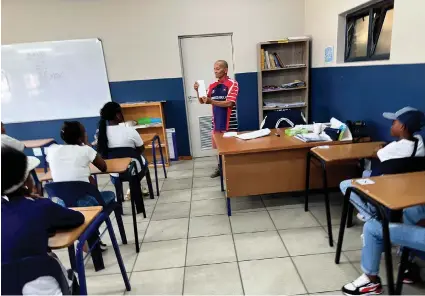  ?? ?? Grade 6 Afrikaans teacher Rodney George resigned from Curro Academy’s Protea Glen, Soweto, school for allegedly insulting black pupils last year