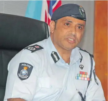  ??  ?? Police Commission­er Brigadier-General Sitiveni Qiliho.