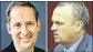  ??  ?? Neither Senate President Joe Negron (left) nor House Speaker Richard Corcoran attended Florida public universiti­es.