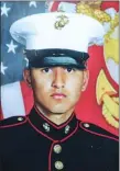  ?? COURTESY PHOTO ?? A family photo of stabbing victim Daniel Martinez in Marine uniform.