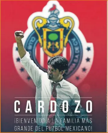  ??  ?? Poster oficial compartido por Chivas en su cuenta de Twitter