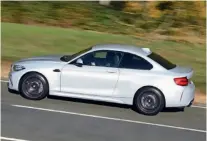  ??  ?? The M2 has tighter body control but gets upset by rough roads