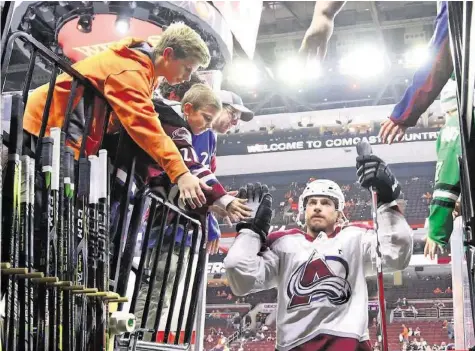  ?? AFP ?? Sven Andrighett­o steht vor wegweisend­en Monaten – Ende Saison läuft der Vertrag des Stürmers bei den Colorado Avalanche aus.