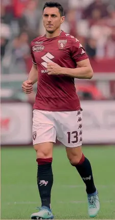  ?? LIVERANI ?? Nicolas Burdisso, 37 anni, finora 25 presenze in granata