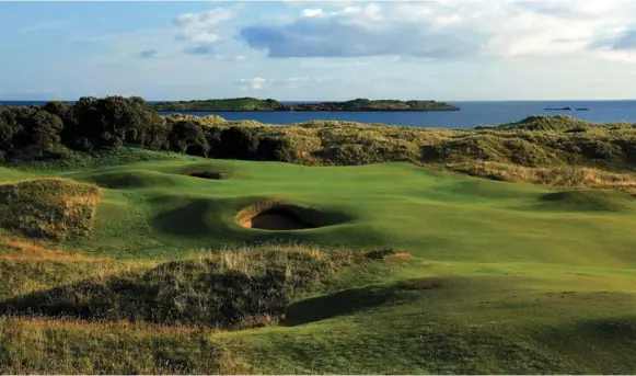  ??  ?? bottom left: giant’s causeway below: royal portrush’s 13th