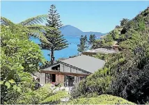  ??  ?? Debra and Michael Brennan’s home in Waitata Bay, Pelorus Sound.